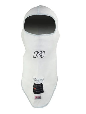 K1 RaceGear Balaclava Head Sock Flex White 26-FHS-W