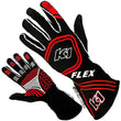 Load image into Gallery viewer, K1 RaceGear Glove Flex X-Large Black/Red 23-FLX-NR-XL