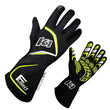 Load image into Gallery viewer, K1 RaceGear Gloves Flight XX-Large Black-Flo Yellow 23-FLT-NFY-2XL