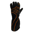 Load image into Gallery viewer, K1 RaceGear Gloves Karting RS1 Youth 2X-Small Black/Orange 13-RS1-O-2XS