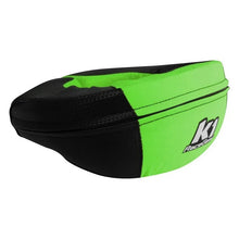Load image into Gallery viewer, K1 RaceGear Neck Collar Karting Junior Carbon / Green 15-NEC-CAV-J