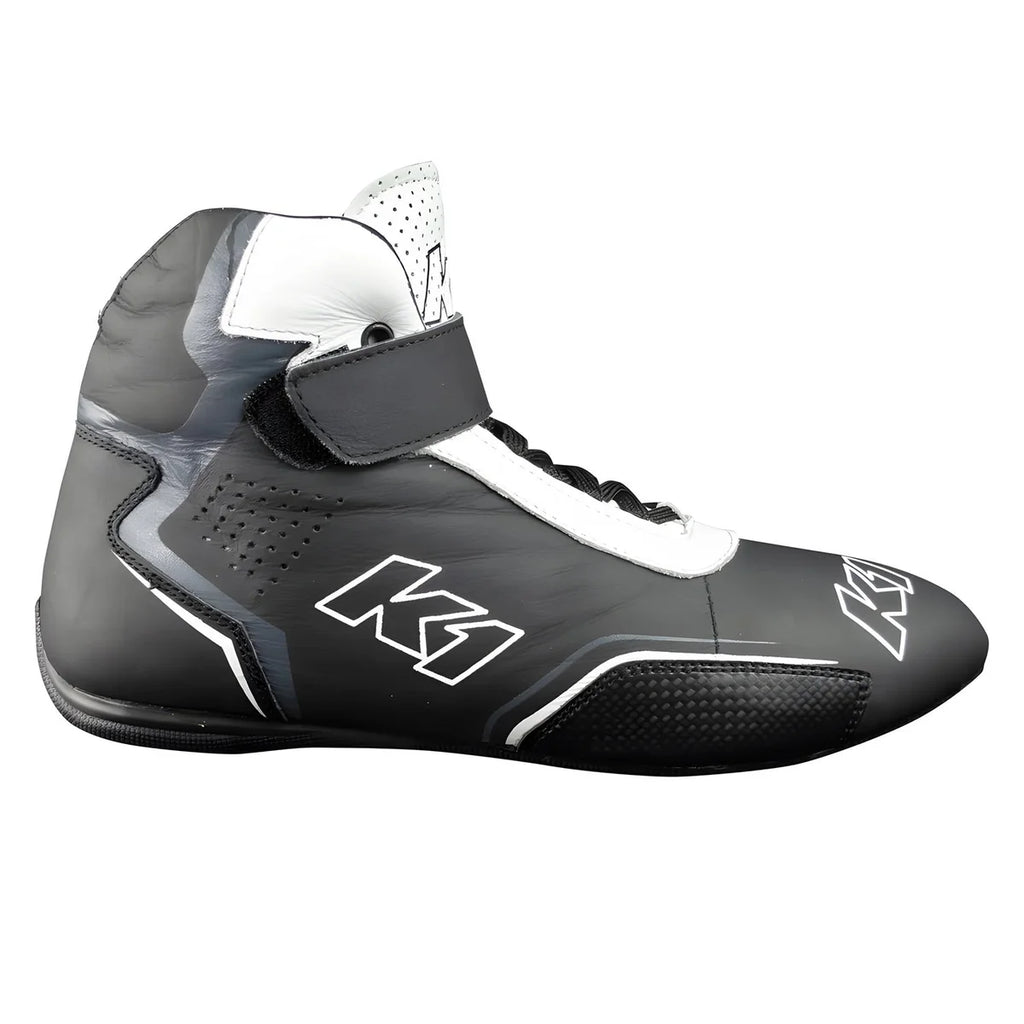 K1 RaceGear Shoes Karting Adult Pilot 2 Black Size 4 14-PL2-NG-4