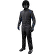 Load image into Gallery viewer, K1 RaceGear Suit Outlaw Medium Black / Blue SFI 3.2A/5 20-OTL-NB-M