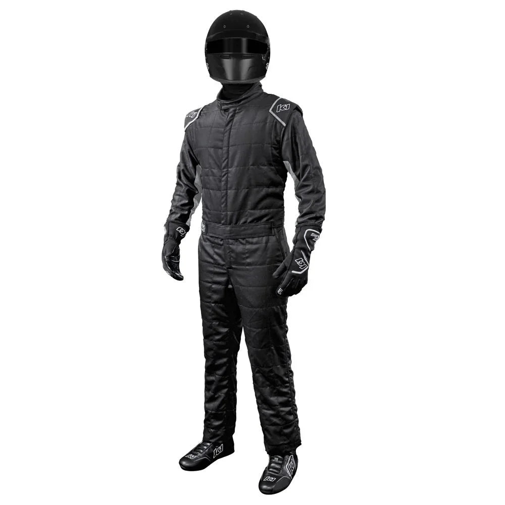 K1 RaceGear Suit Outlaw X-Large Black / Gray SFI 3.2A/5 20-OTL-NG-XL