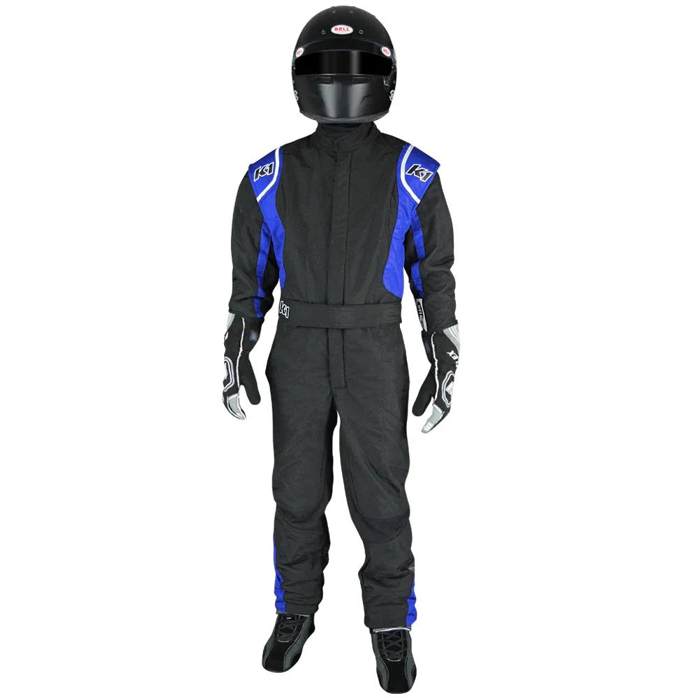 K1 RaceGear Suit Precision II 2X- Small Black/Blue 20-PRY-NB-2XS