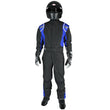 Load image into Gallery viewer, K1 RaceGear Suit Precision II 3X- Small Black/Blue 20-PRY-NB-3XS