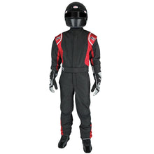 Load image into Gallery viewer, K1 RaceGear Suit Precision II 4X- Small Black/Red 20-PRY-NR-4XS