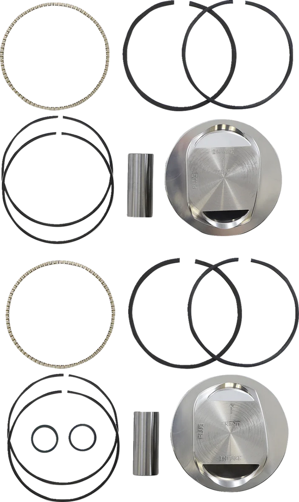 KB Performance Motorcycle Pistons Forged Piston Kit - Twin Cam KB661C.010 - Main Product View