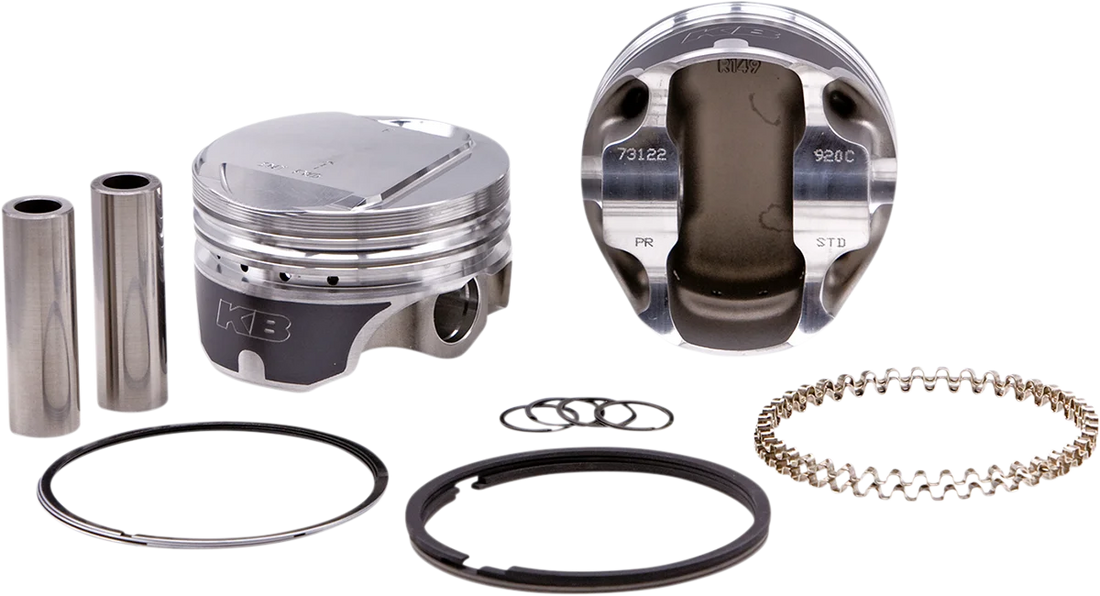 KB Performance Motorcycle Pistons Piston - Evolution KB920C.005 - Side View