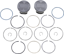 Load image into Gallery viewer, KB Performance Motorcycle Pistons Piston Kit - 124" - +.005" - M8 KB576LCA.005 - Main Product View