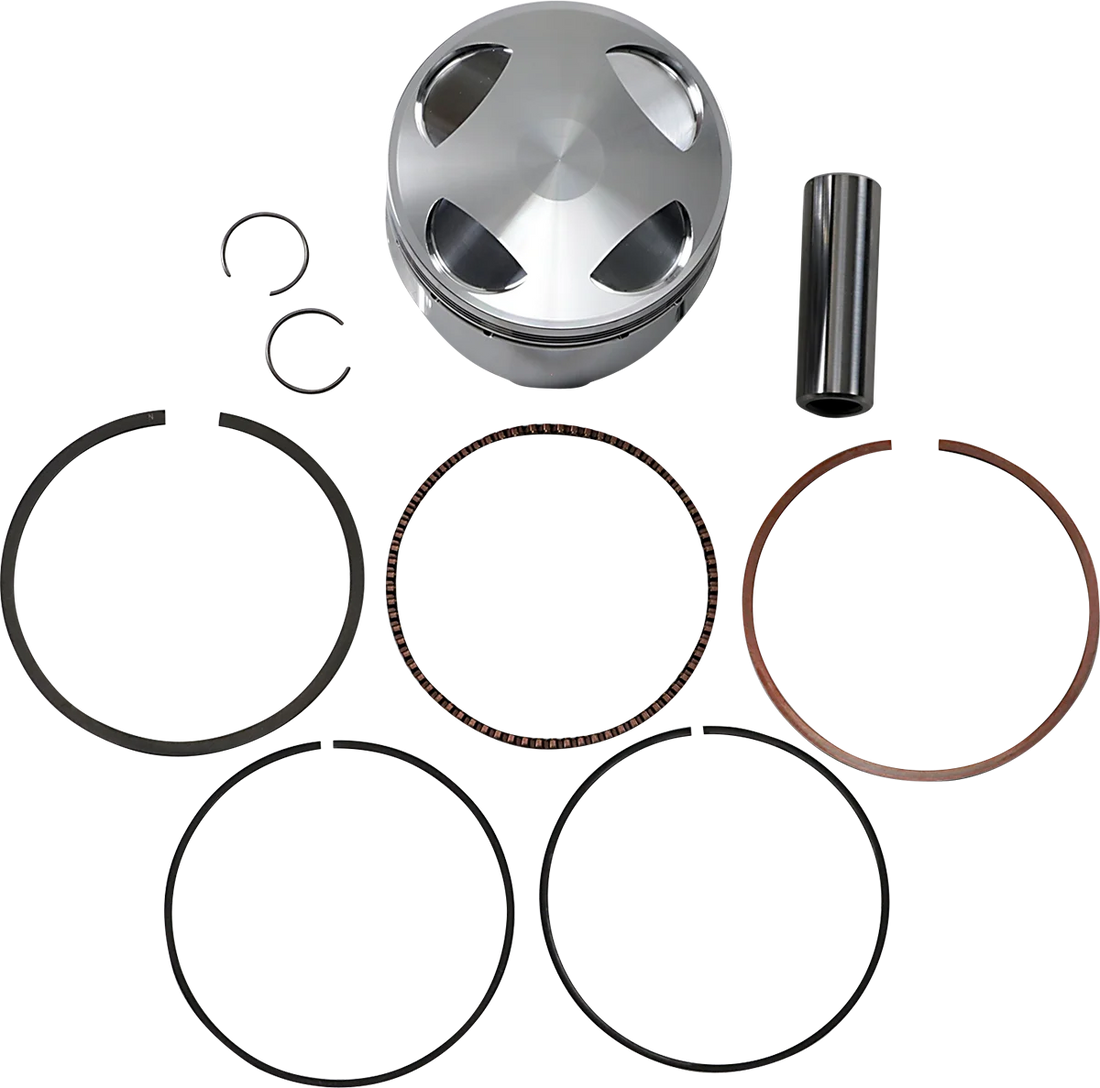 KB Performance Motorcycle Pistons Piston Kit - 124" - Standard - M8 KB576LCA.STD - Detail View
