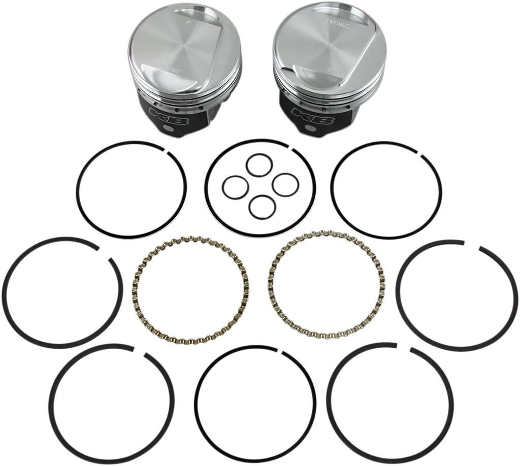 KB Performance Motorcycle Pistons Piston Kit - Evolution KB305.005 - Main Product View
