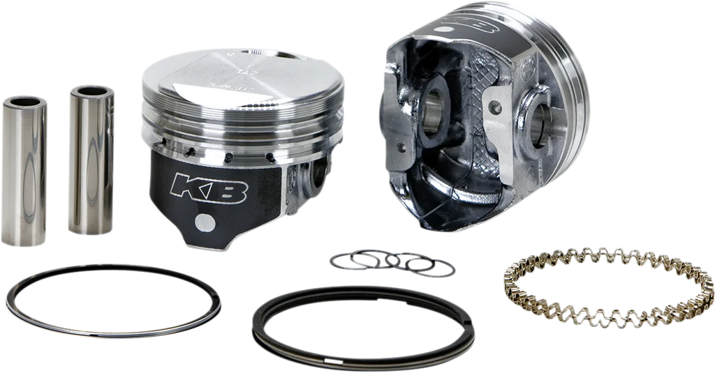 KB Performance Motorcycle Pistons Piston Kit - Evolution KB305.STD - Main Product View