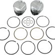 Load image into Gallery viewer, KB Performance Motorcycle Pistons Piston Kit - Evolution KB305.STD - Side View