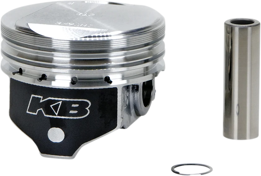 KB Performance Motorcycle Pistons Piston Kit - Evolution KB305.STD - Back View