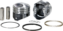 Load image into Gallery viewer, KB Performance Motorcycle Pistons Piston Kit - Evolution KB305.STD - Installation View