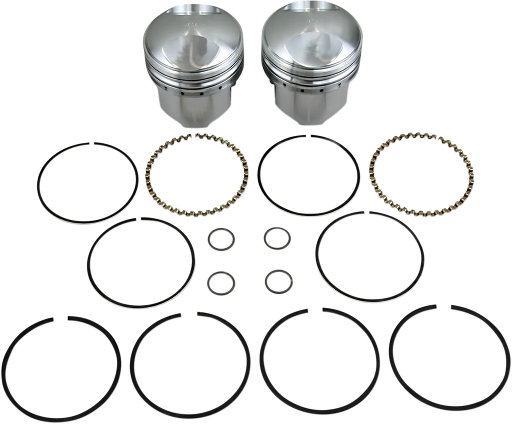 KB Performance Motorcycle Pistons Piston Kit - FX/FL KB263.010 - Main Product View
