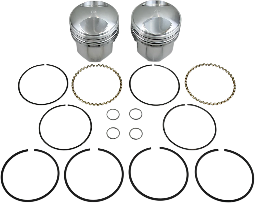 KB Performance Motorcycle Pistons Piston Kit - FX/FL KB263.030 - Main Product View