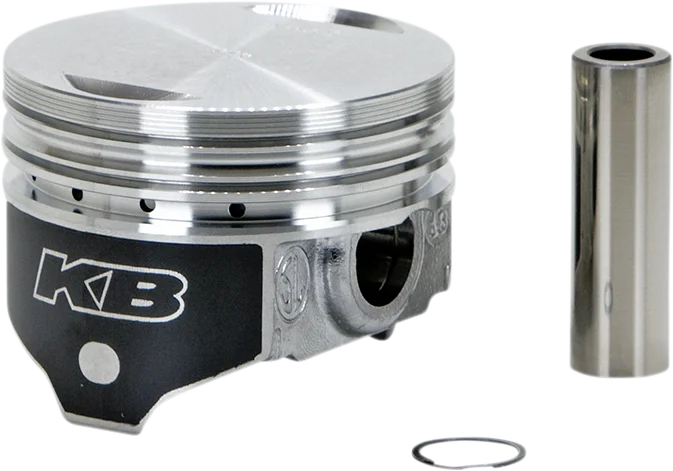 KB Performance Motorcycle Pistons Piston Kit KB258.STD - Back View