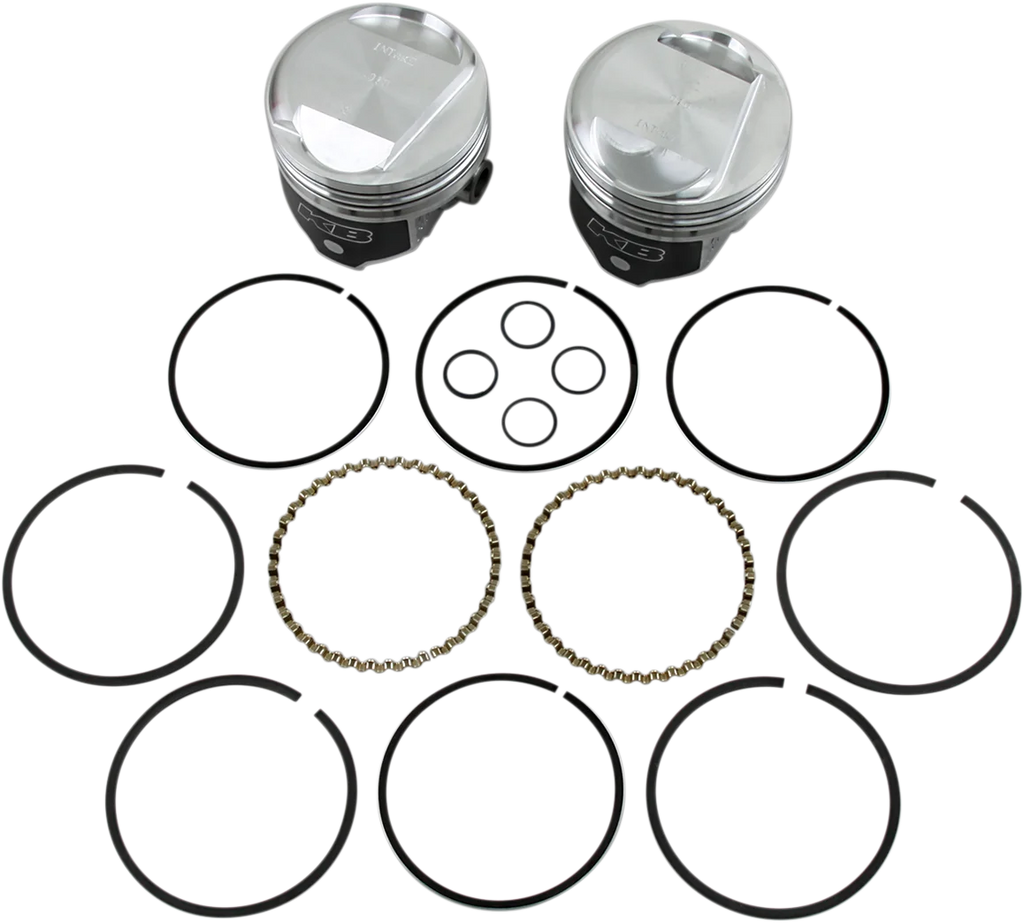 KB Performance Motorcycle Pistons Piston Kit KB266.010 - Main Product View