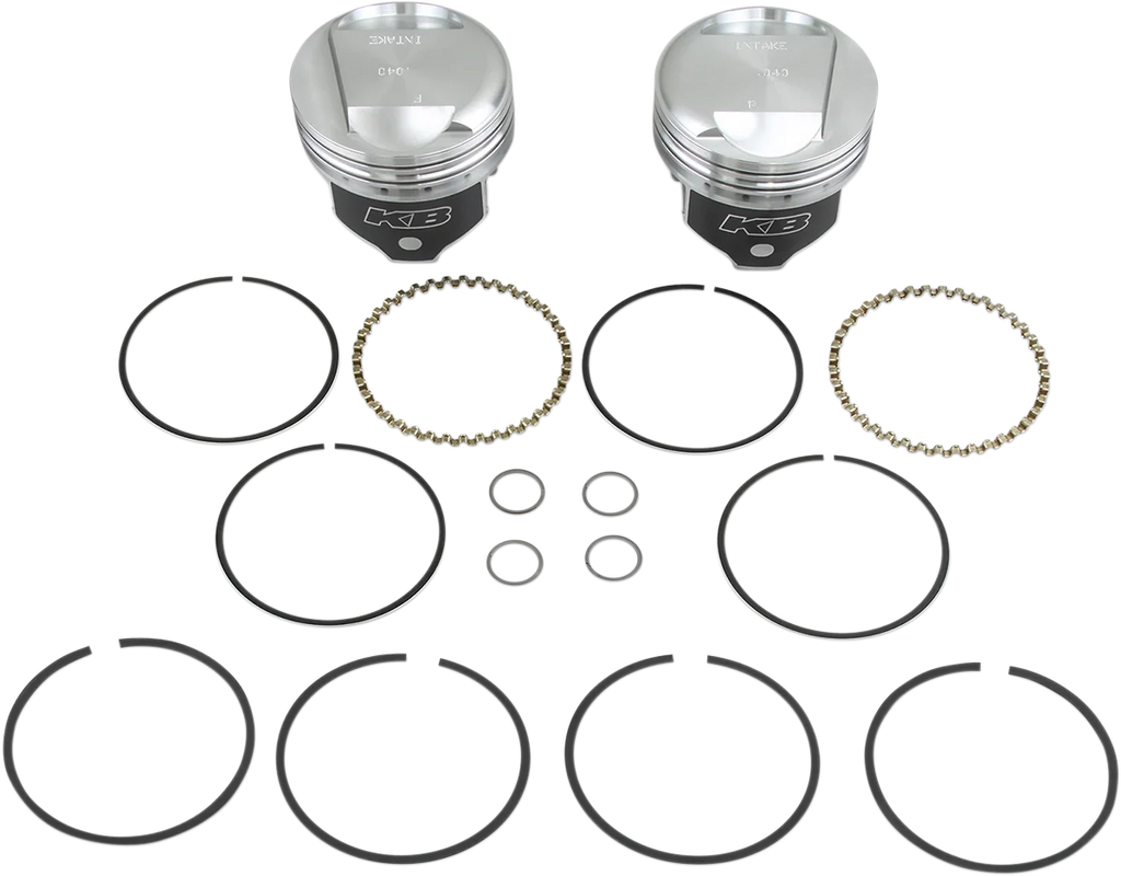 KB Performance Motorcycle Pistons Piston Kit KB266.040 - Main Product View