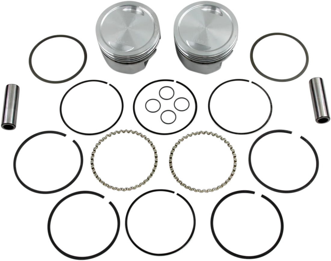 KB Performance Motorcycle Pistons Piston Kit KB272.005 - Side View