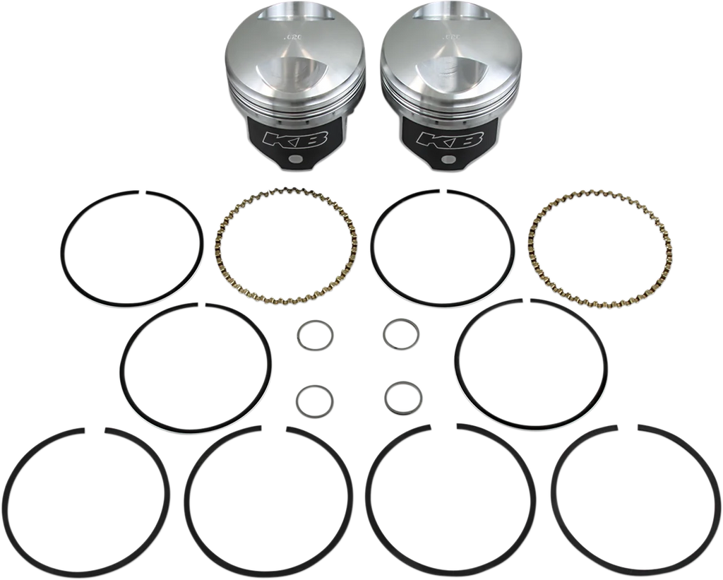 KB Performance Motorcycle Pistons Piston Kit KB297.020 - Main Product View