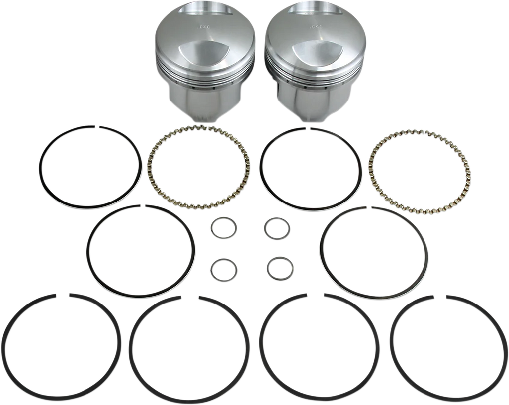 KB Performance Motorcycle Pistons Piston Kit KB297.040 - Main Product View
