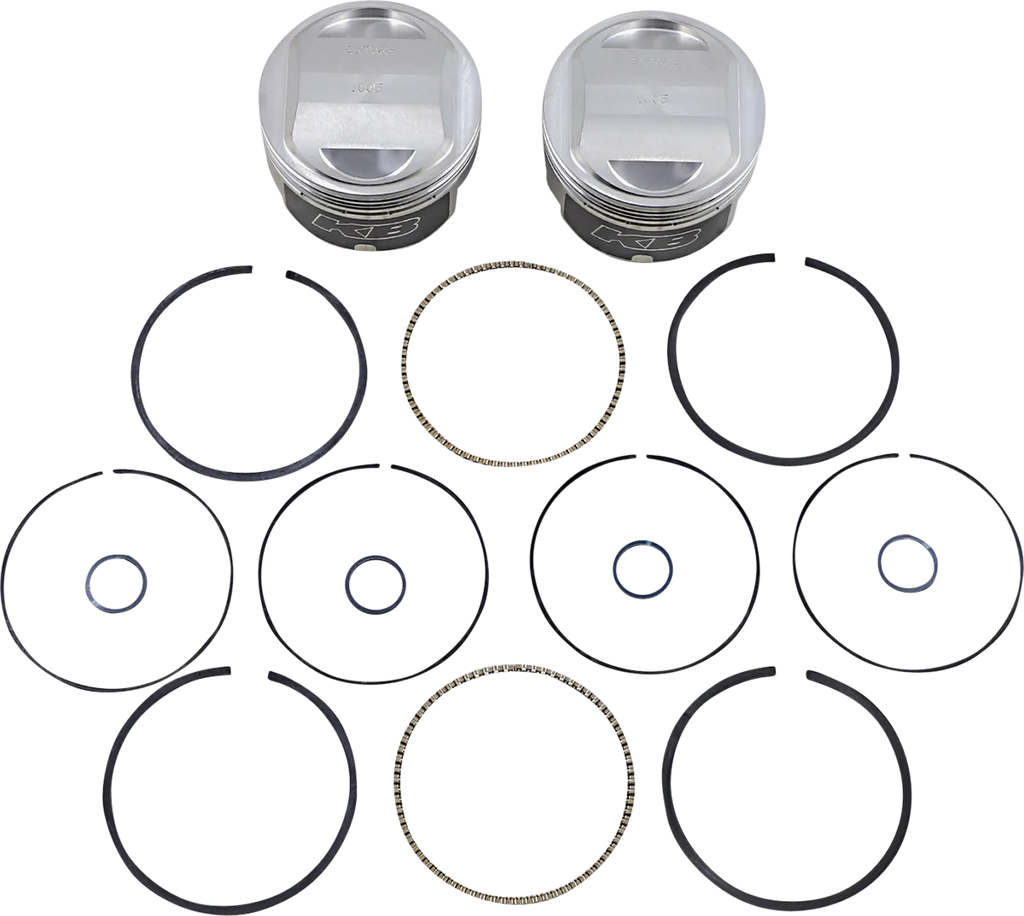 KB Performance Motorcycle Pistons Piston Kit - Twin Cam 88 KB426C.005 - Main Product View