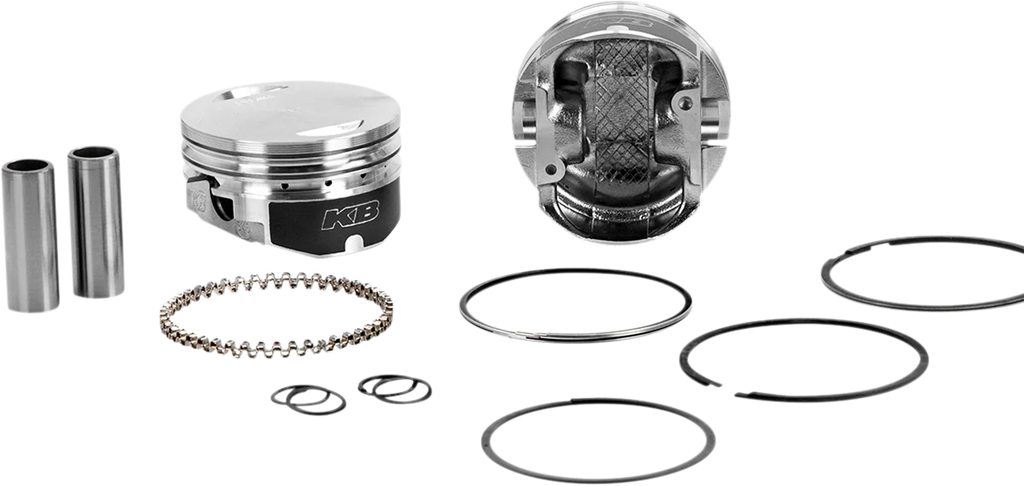 KB Performance Motorcycle Pistons Piston Kit - Twin Cam KB348.STD - Main Product View