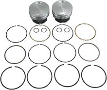Load image into Gallery viewer, KB Performance Motorcycle Pistons Piston Kit - Twin Cam KB348.STD - Side View