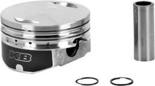 Load image into Gallery viewer, KB Performance Motorcycle Pistons Piston Kit - Twin Cam KB348.STD - Back View