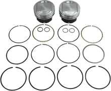 Load image into Gallery viewer, KB Performance Motorcycle Pistons Piston Kit - Twin Cam KB411.STD - Side View