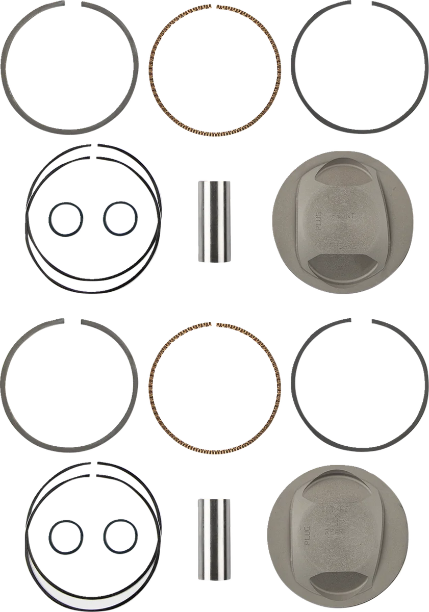 KB Performance Motorcycle Pistons Super-Duty Piston KB660LCA.STD - Side View