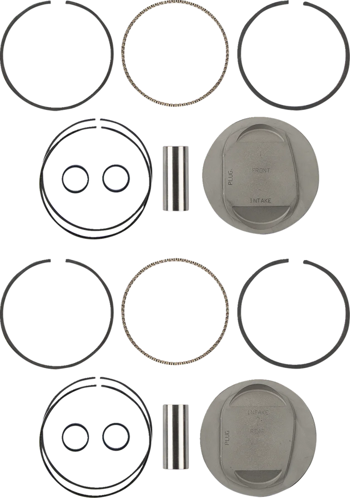 KB Performance Motorcycle Pistons Super-Duty Piston KB661LCA.STD - Side View