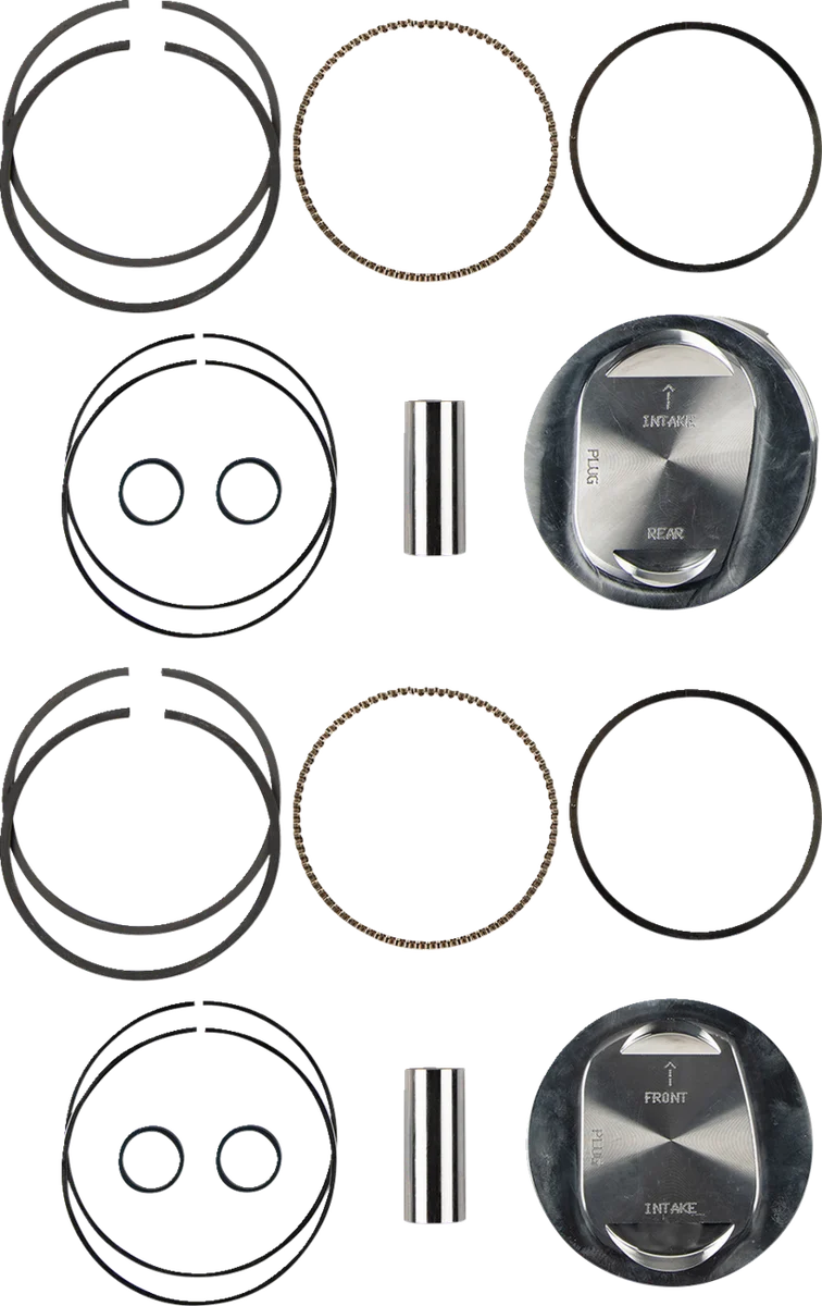 KB Performance Motorcycle Pistons Super-Duty Piston KB662LCA.STD - Side View