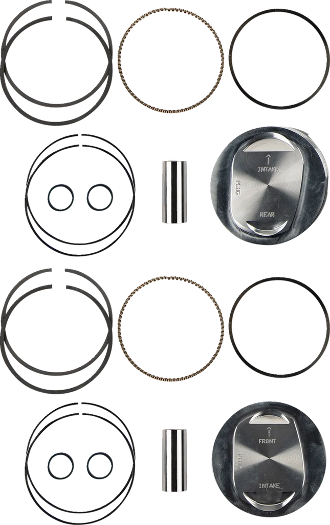 KB Performance Motorcycle Pistons Super-Duty Piston KB662LCA.STD - Side View