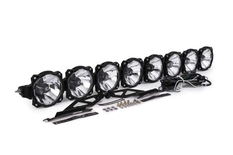 KC HiLiTES 05-19 Toyota Tacoma Overhead Mount Bracket Set (For C50 LED) - Side View