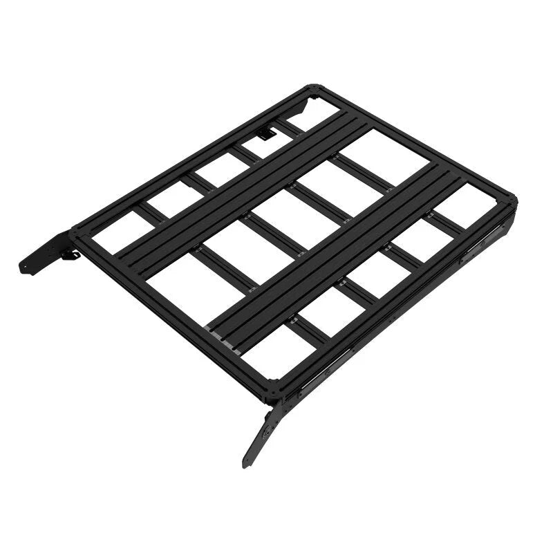 KC HiLiTES 05-23 Toyota Tacoma Platform One Roof Rack - Side View