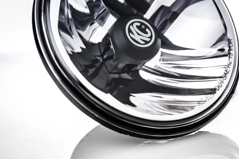KC HiLiTES 07-18 Jeep JK 7in. Gravity LED DOT Approved Replacement Headlight (Single) - Back View