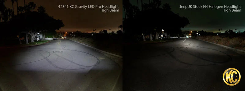 KC HiLiTES 07-18 Jeep JK 7in. Gravity LED Pro DOT Approved Replacement Headlight (Single) - Additional View 7