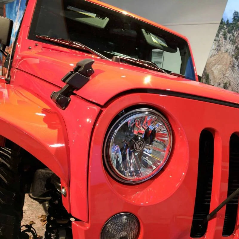 KC HiLiTES 07-18 Jeep JK (Not for Rubicon/Sahara) 7in. Gravity LED DOT Headlight (Pair Pack System) - Additional View 6