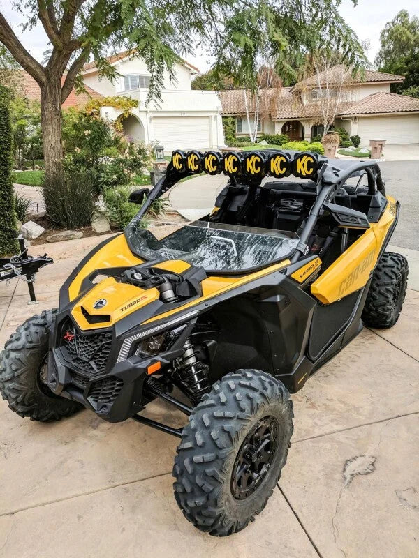 KC HiLiTES 17-19 Can-Am Maverick X3 Pro6 LED Mounting Bracket Set (Brackets Only) - Side View