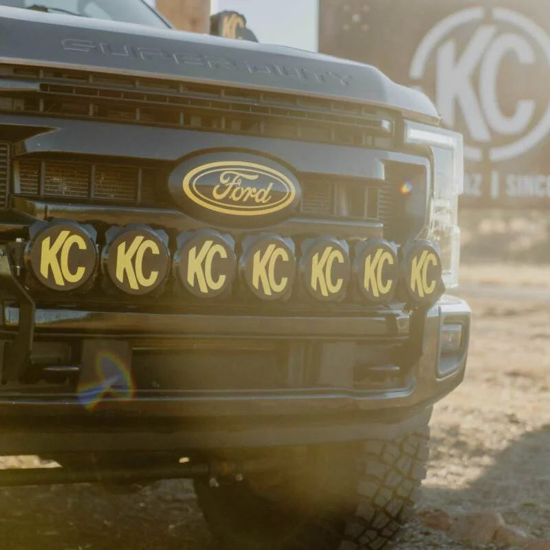 KC HiLiTES 17-24 Ford Super Duty GEN 4-5 Light Bar Mount Front Bumper - Back View