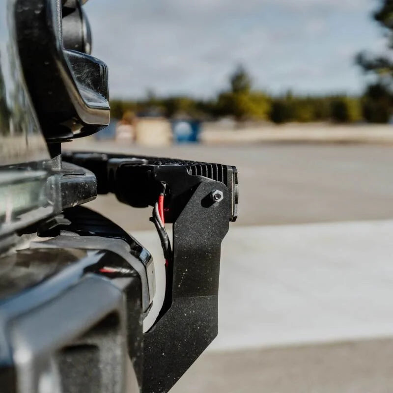 KC HiLiTES 2017+ Ford Super Duty Front Bumper Light Bar Mount For 40in Flex Era LED Light Bar - Installation View