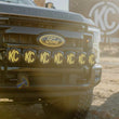 Load image into Gallery viewer, KC HiLiTES 2017+ Ford Super Duty Gravity LED Pro6 7-Light Bar Kit - Front Bumper - Back View