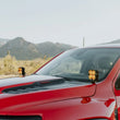 Load image into Gallery viewer, KC HiLiTES 2019+ RAM 1500 Rebel/TRX A-Pillar/Ditch Light Mount - Back View