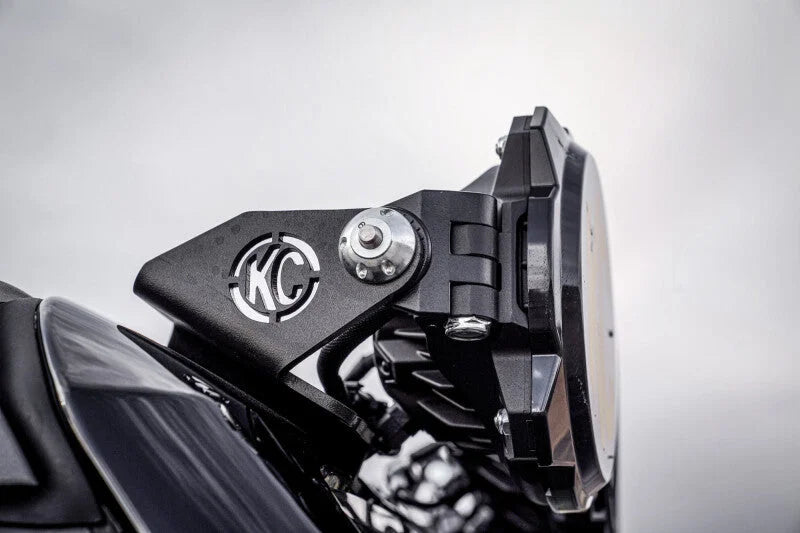 KC HiLiTES 2021+ Ford Bronco 50in Overhead Light Bar Mounting Bracket Set - Installation View