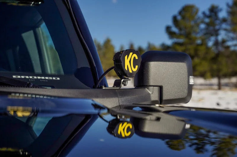 KC HiLiTES 2021+ Ford Bronco Ditch Light Mounting Bracket Set - Main Product View