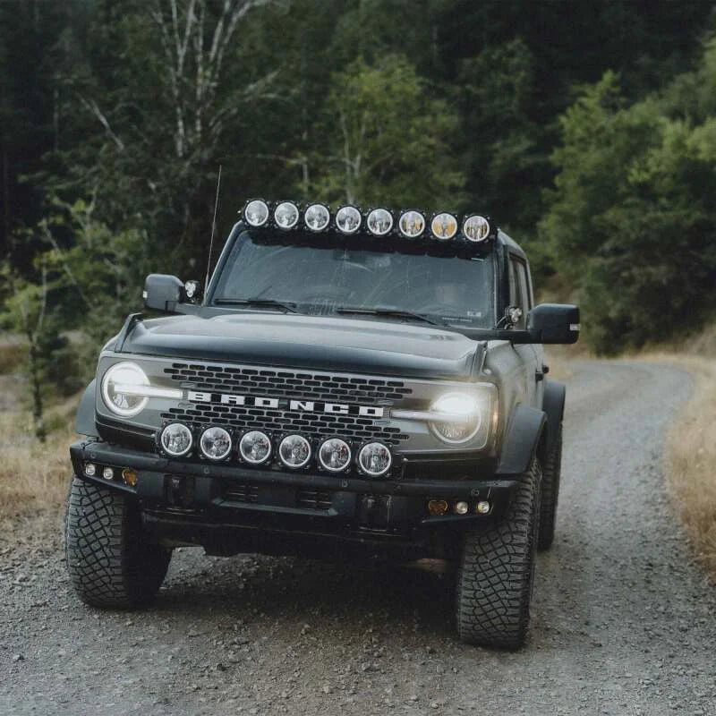 KC HiLiTES 2021+ Ford Bronco FLEX ERA 3 Dual Mode SAE Fog Light Pocket Kit - Back View